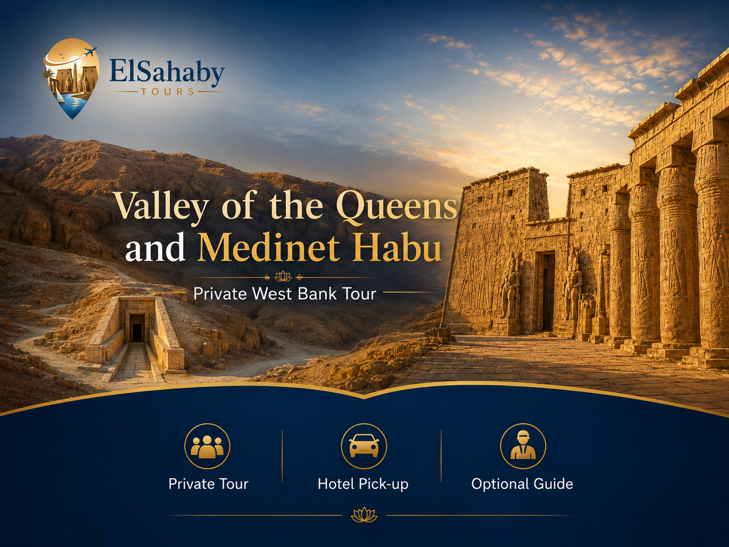 Valley of the Queens and Medinet Habu 1
